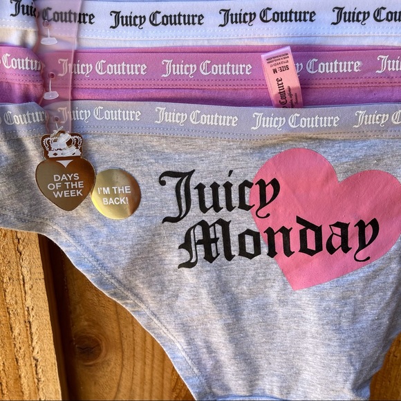 Juicy Couture Intimates & Sleepwear Nwt Juicy Couture 7pck Panties